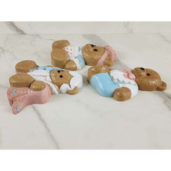 Burwood Teddy Bear Wall Decor Hanging Plaque Nursery Decor 1994 6 1/4" x3 USA - Picture 10 of 15